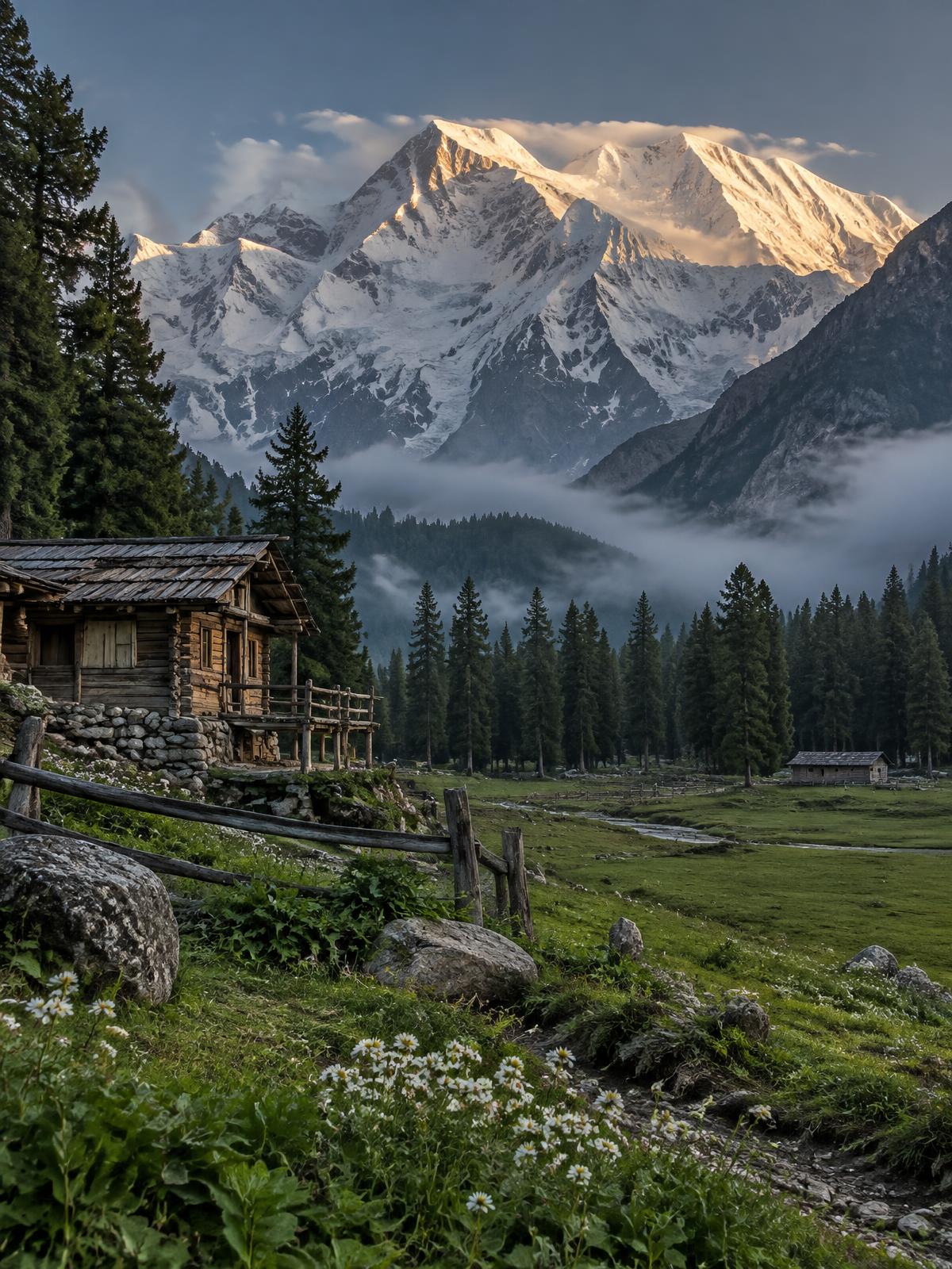 Fairy Meadows landscape